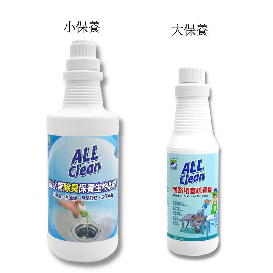 多益得 排水管除臭清潔組 946ml+500g