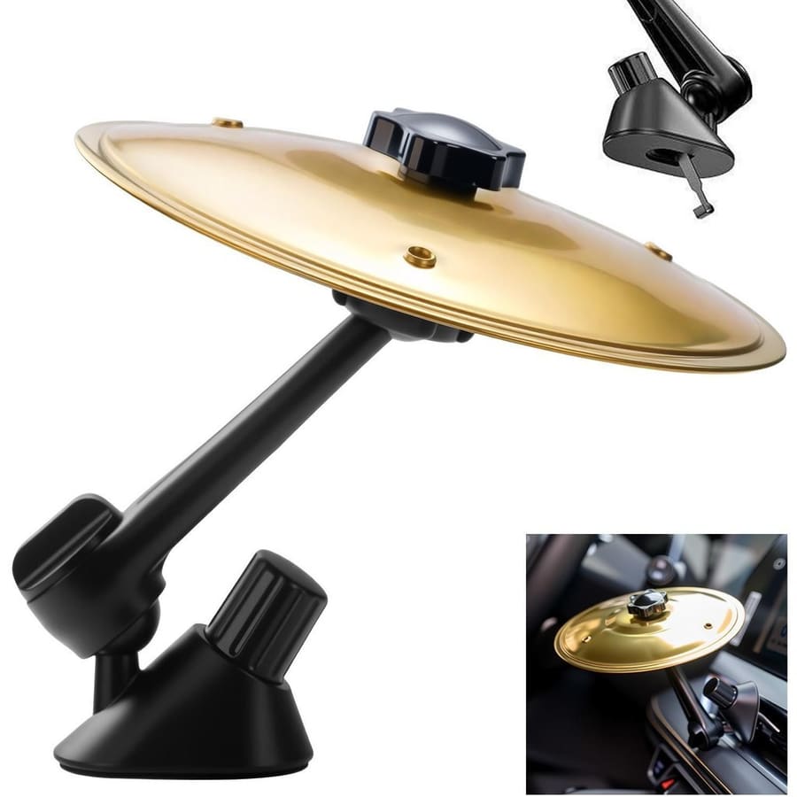 ✨堵車樂器✨車用鼓镲 夾式迷你鼓鈸 汽車空調出風口鑔片 車載手拍鑔片 汽車手拍鑔片 車載