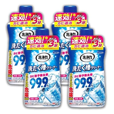 日本雞仔牌 99.9%洗衣槽清潔劑 4入組 除菌消臭去汙除霉