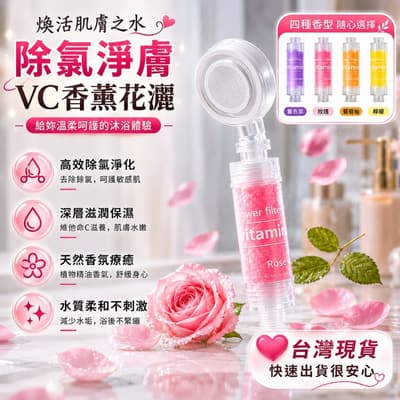越洗越香 香氛蓮蓬頭 香薰過濾花灑 濾芯蓮蓬頭 濾心 濾芯 沐浴過濾器 除氯美膚